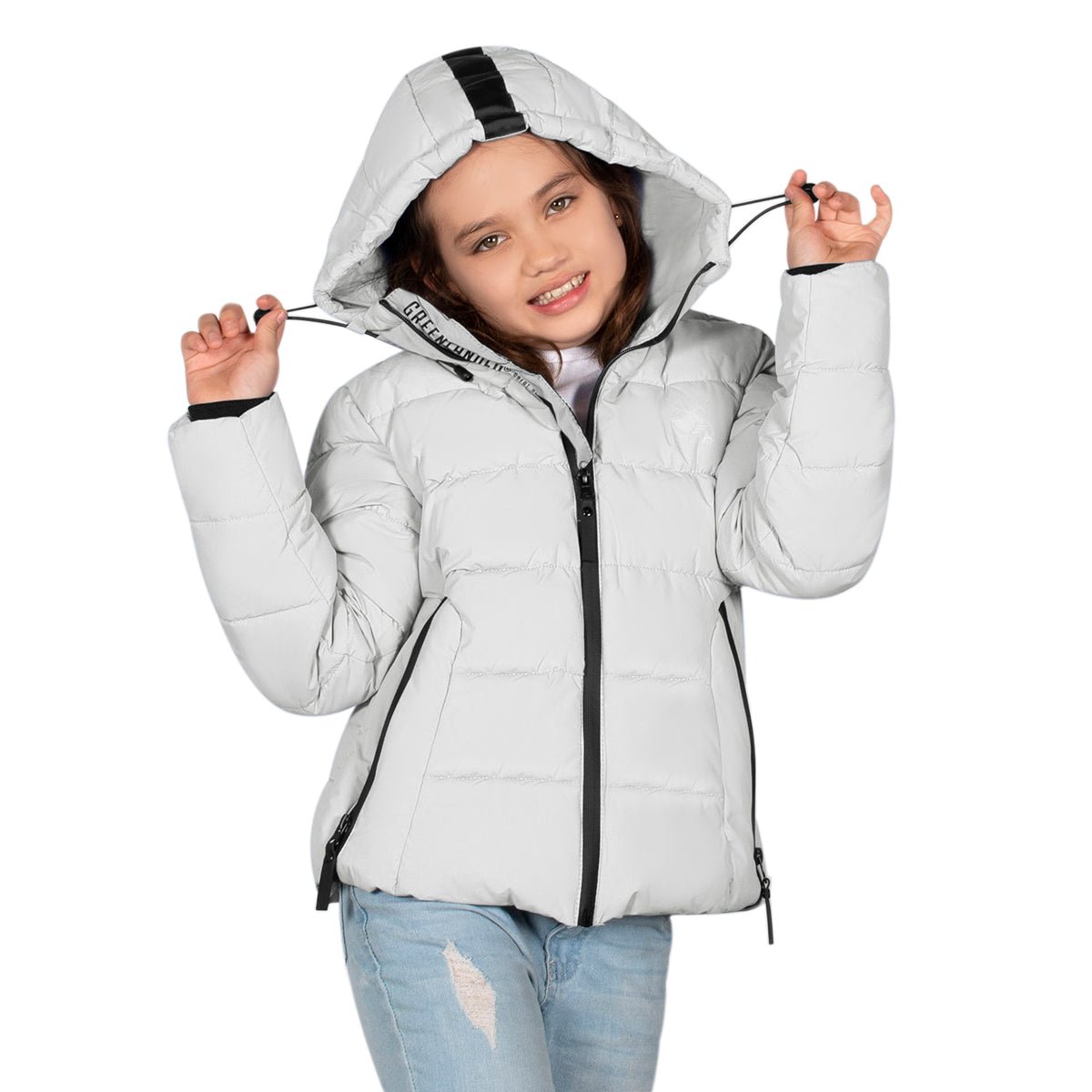 Chamarra Trendy Capitonada Niña - The Original Greenlander