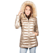 Chamarra Trendy Larga Acolchonada con Gorro Desmontable Mujer - The Original Greenlander
