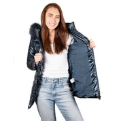Chamarra Trendy Larga Acolchonada con Gorro Desmontable Mujer - The Original Greenlander
