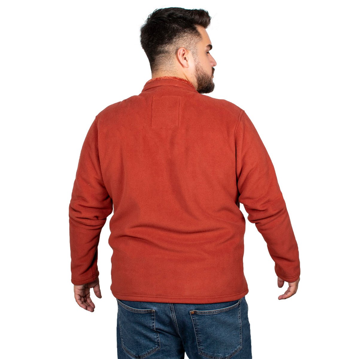 Sudadera Fleece Comfort Cierre Completo Hombre Plus Size - The Original Greenlander